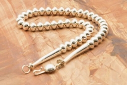 Desiree Yellowhorse Sterling Silver 18" Bead Necklace